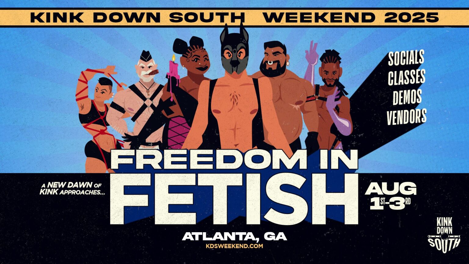 Kink Down South Weekend logo